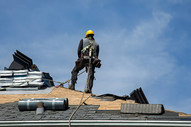 Professional Gutter Installation technician working in Windsor Mill, MD